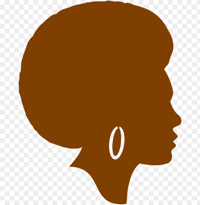 Afro American African Black Silhouette Girl Woman Thank God It's Friday African America PNG Image With Transparent Background@toppng.com