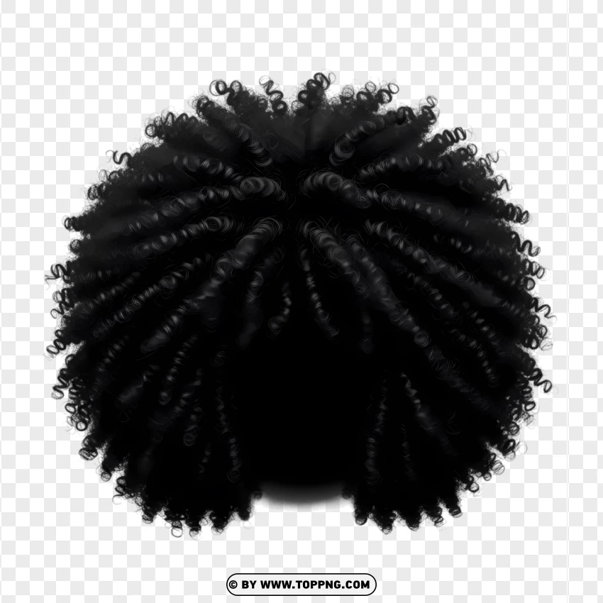 Afro hairstyle – voluminous and round shape