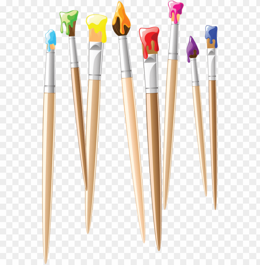 free PNG aint brushes clipart paint brushes painting clip art - paint brushes clip art PNG image with transparent background PNG images transparent
