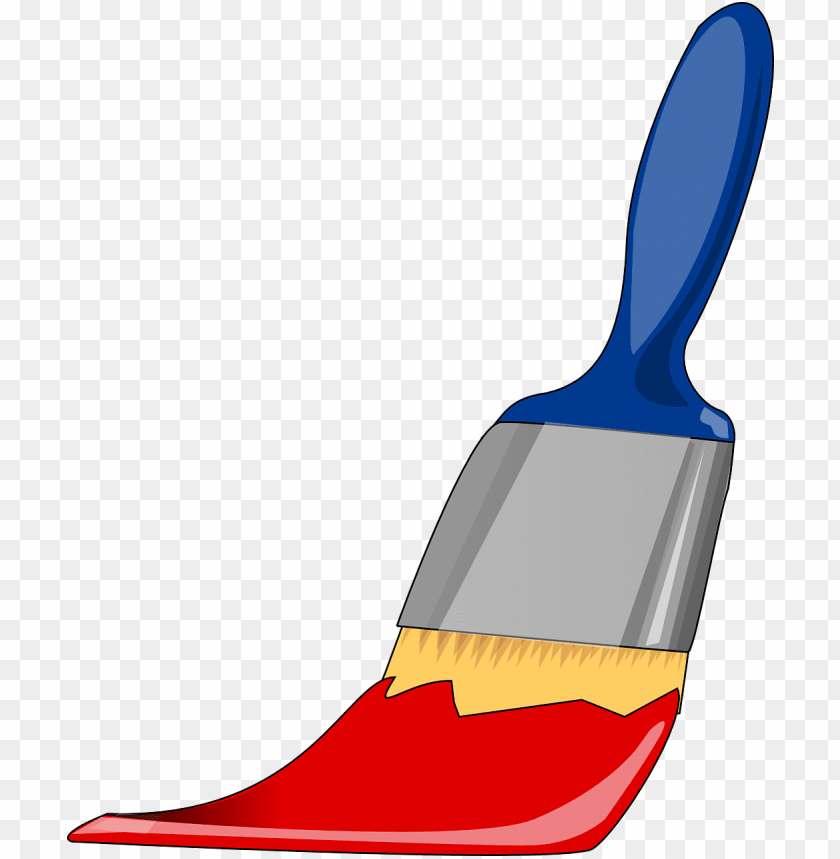 aintbrush free paint brush clip art clipart - red paint brush clip art PNG image with transparent background@toppng.com