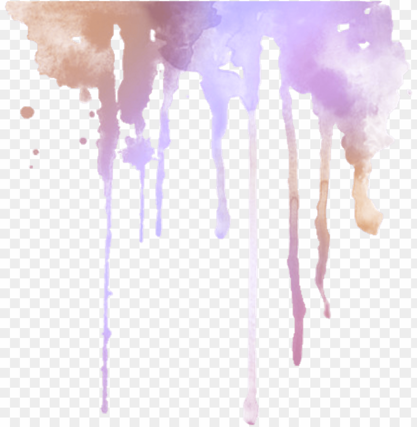 Aintdrips Paint Dripping Pastel Tumblr Purple Png Watercolor Dri