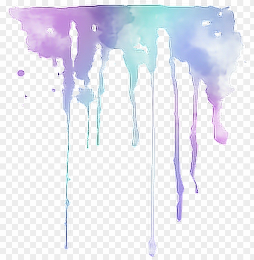Ainting Drip Art Watercolour - Watercolor Dripping PNG Transparent With ...