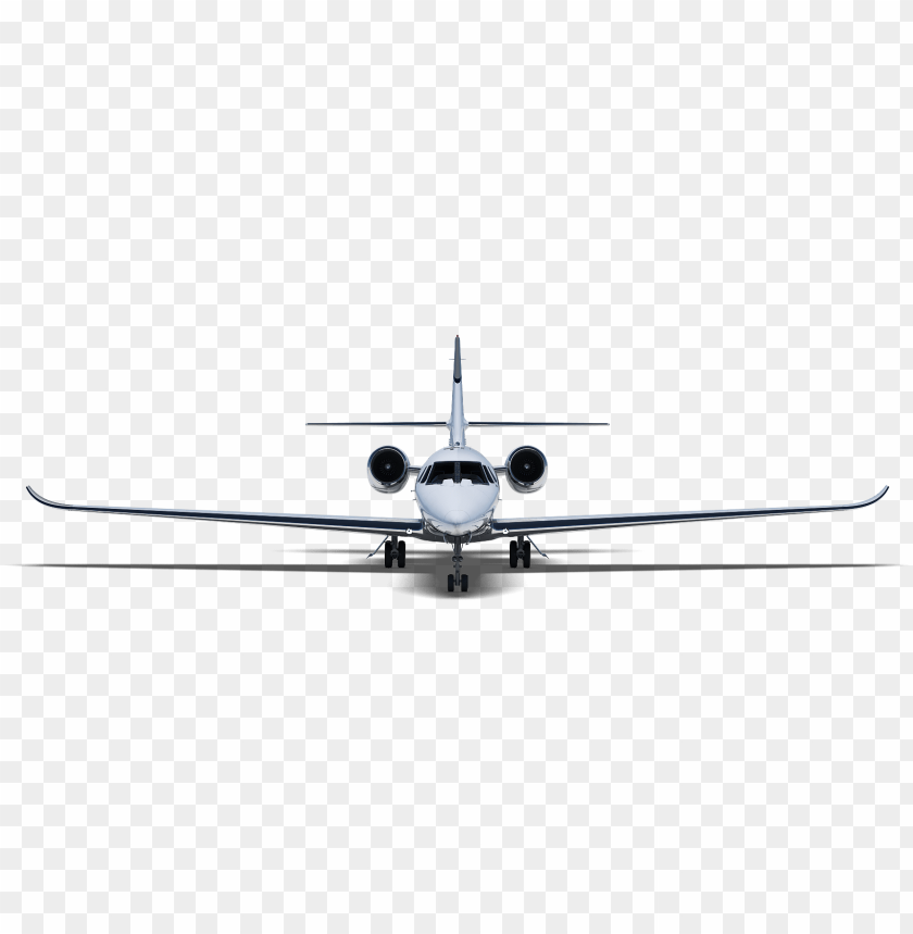 airplane view free transport - private jet front view PNG image with transparent background@toppng.com