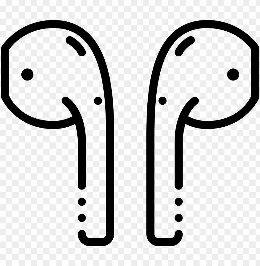 airpods icon headphones PNG transparent with Clear Background ID 124724