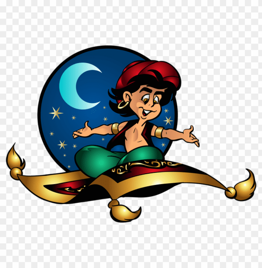 Aladdin And Flying Carpet Cartoon Png Clip-art Clipart Png Photo - 46574