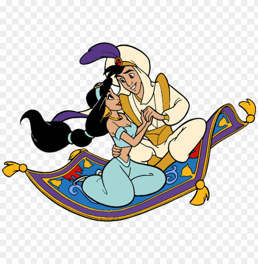 Aladdin Jasmine Aladdin Jasmine On Magic Carpet - Jasmine And Aladdin PNG Transparent With Clear Background ID 184024
