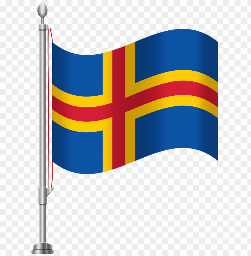 Download aland islands flag clipart png photo  @toppng.com