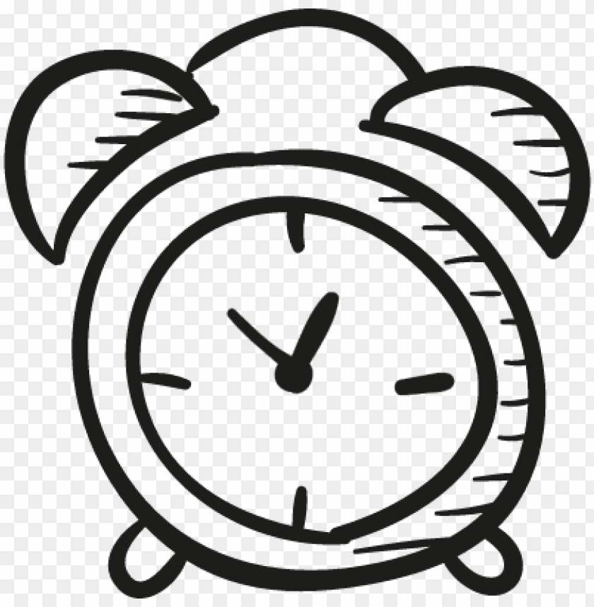 alarm clock drawing PNG transparent with Clear Background ID 83545