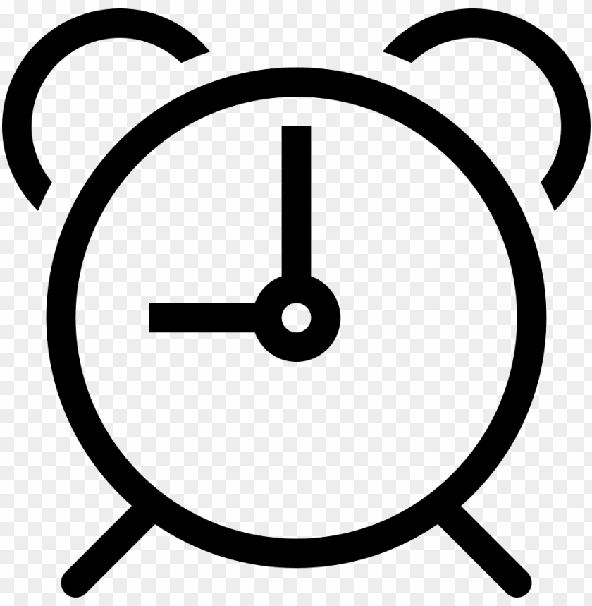 alarm clock icon svg PNG transparent with Clear Background ID 83687