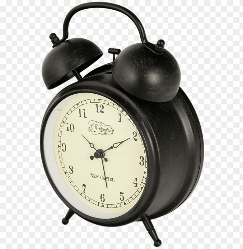 Alarm Clock Old Fashioned Png Image, Old Alarm Clock
