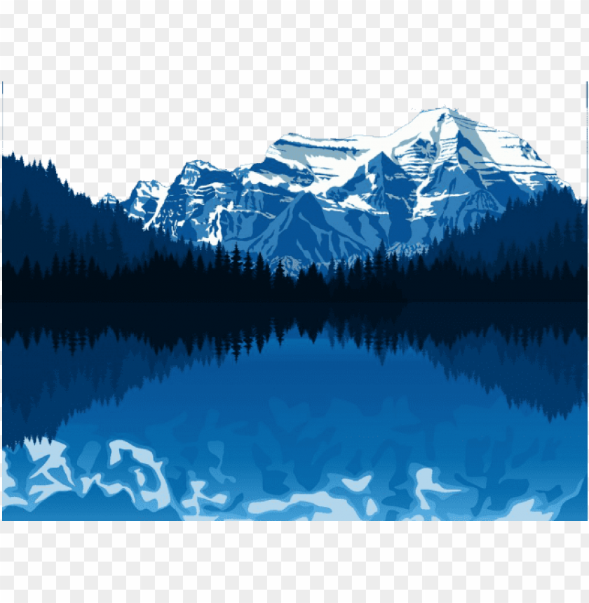 free PNG alaska clipart snowy mountains - landscape mountains clip art PNG image with transparent background PNG images transparent