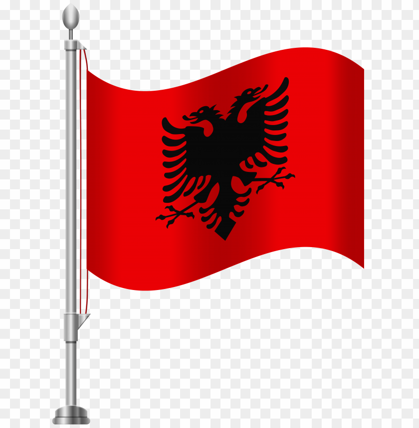 albania flag clipart png photo - 31119