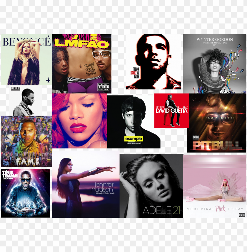 album cover collage chris brown famedeluxe version cd PNG transparent with Clear Background ID 196757