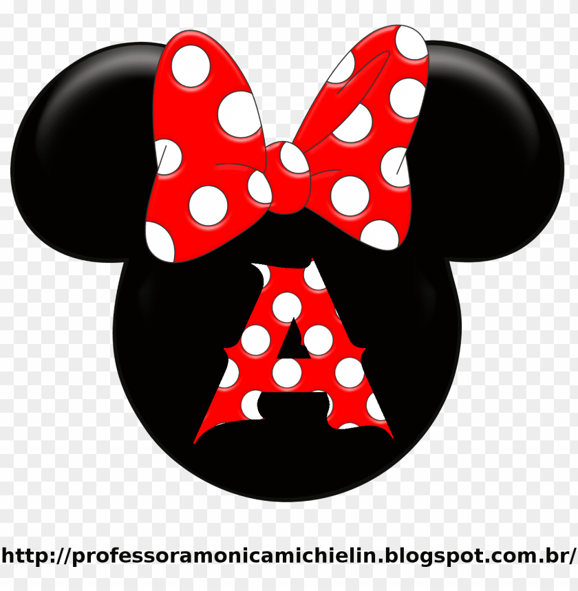 alfabeto com o tema minnie mouse em formato png fundo minnie PNG transparent with Clear Background ID 207456