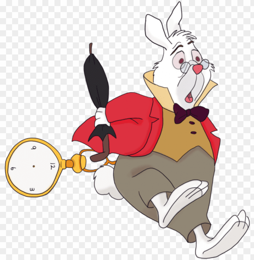 Alice In Wonderland Rabbit Png Alice In Wonderland Mad Hatter And White  Rabbit PNG Image With Transparent Background | TOPpng
