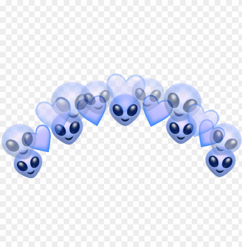 Alien Heart Tumblr Aliens Emoji Emojis Crow Png Image