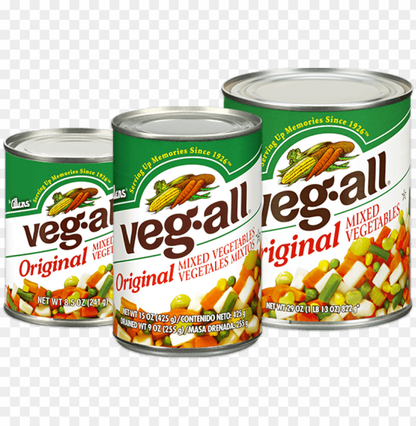 All Original Mixed Vegetables 29 Oz Can PNG Image With Transparent Background
