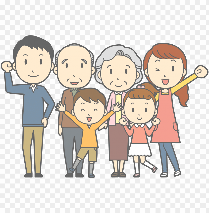 All Photo Png Clipart Big Family Cartoon Png Image With Transparent Background Toppng