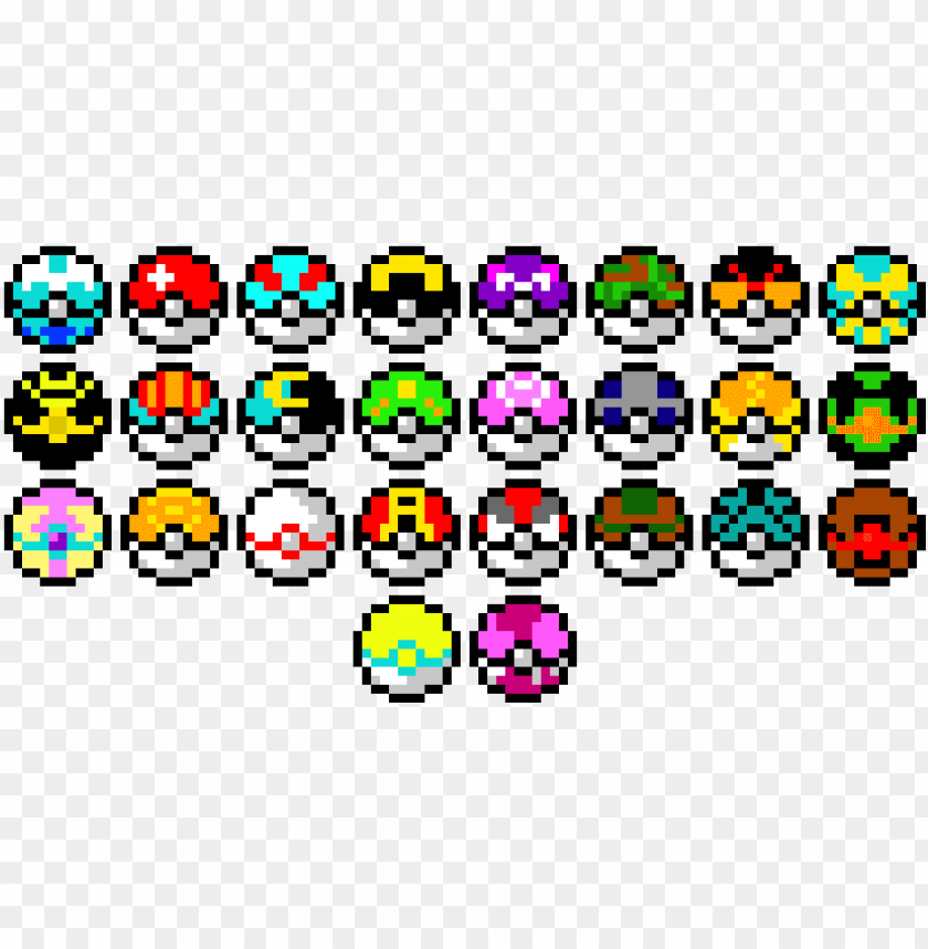 Ultra Ball Pixel Art Pixel Art Pokemon Pokeball Free