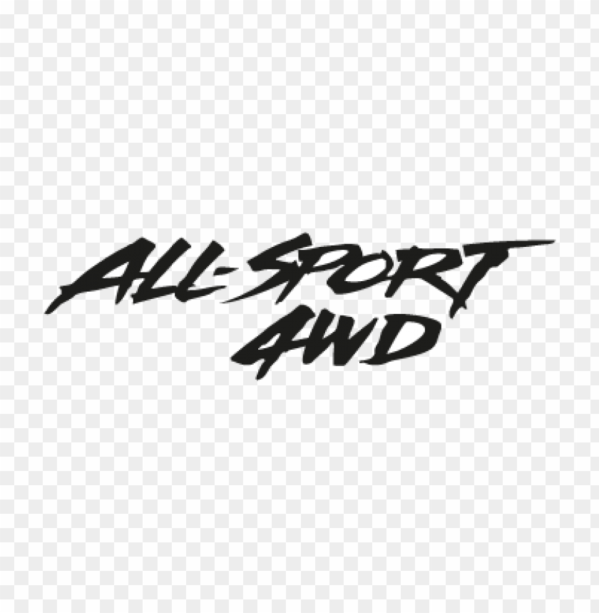  all sport 4wd vector logo free download - 462256
