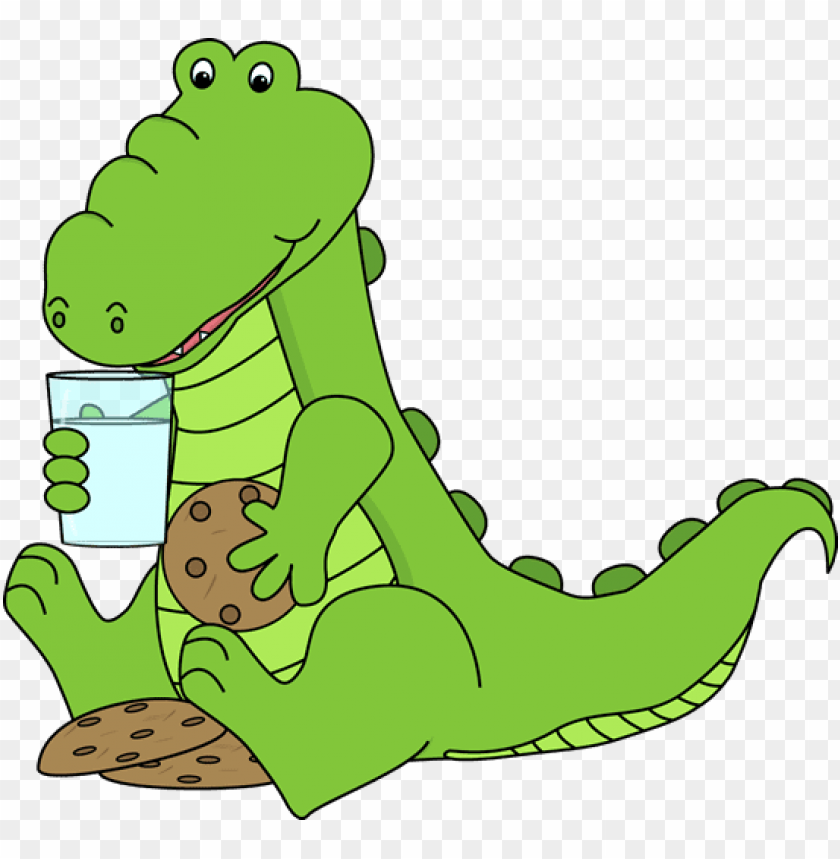 alligator eating cookies - t rex eating a cookie PNG image with transparent background@toppng.com
