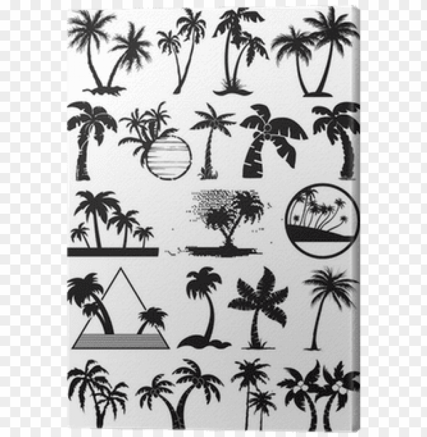 Free Black And White Palm Tree Tattoo, Download Free Black And White Palm  Tree Tattoo png images, Free ClipArts on Clipart Library