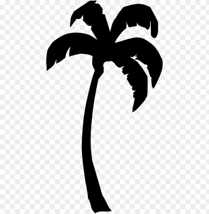 Alm Black Clip Art At Clker - Black Palm Tree Clip Art PNG Transparent With Clear Background ID 229467