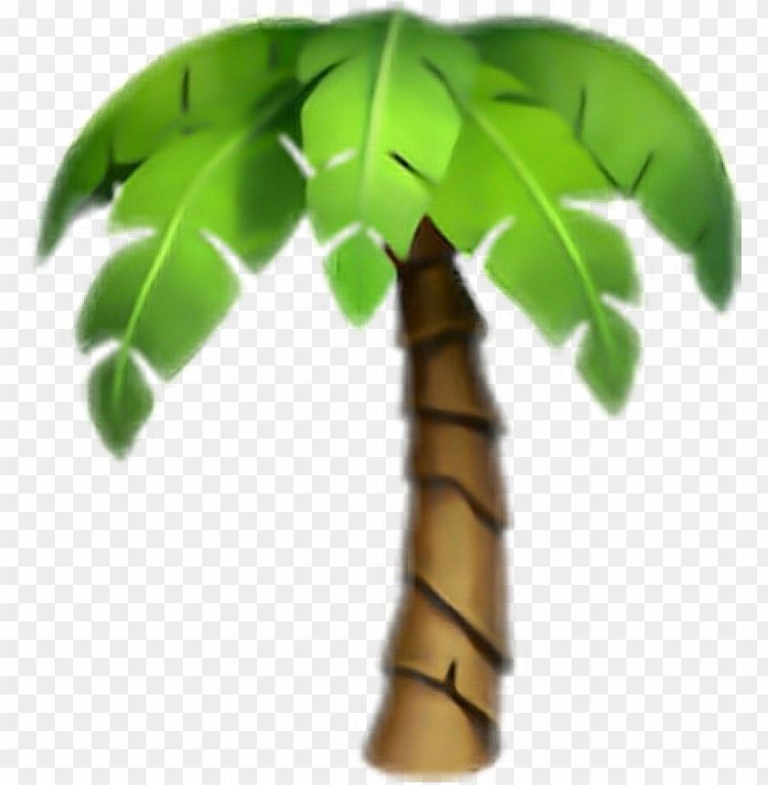 Almera Whatsapp Tantranquiloytropical Palm Tree Emoji Png Image With Transparent Background Toppng