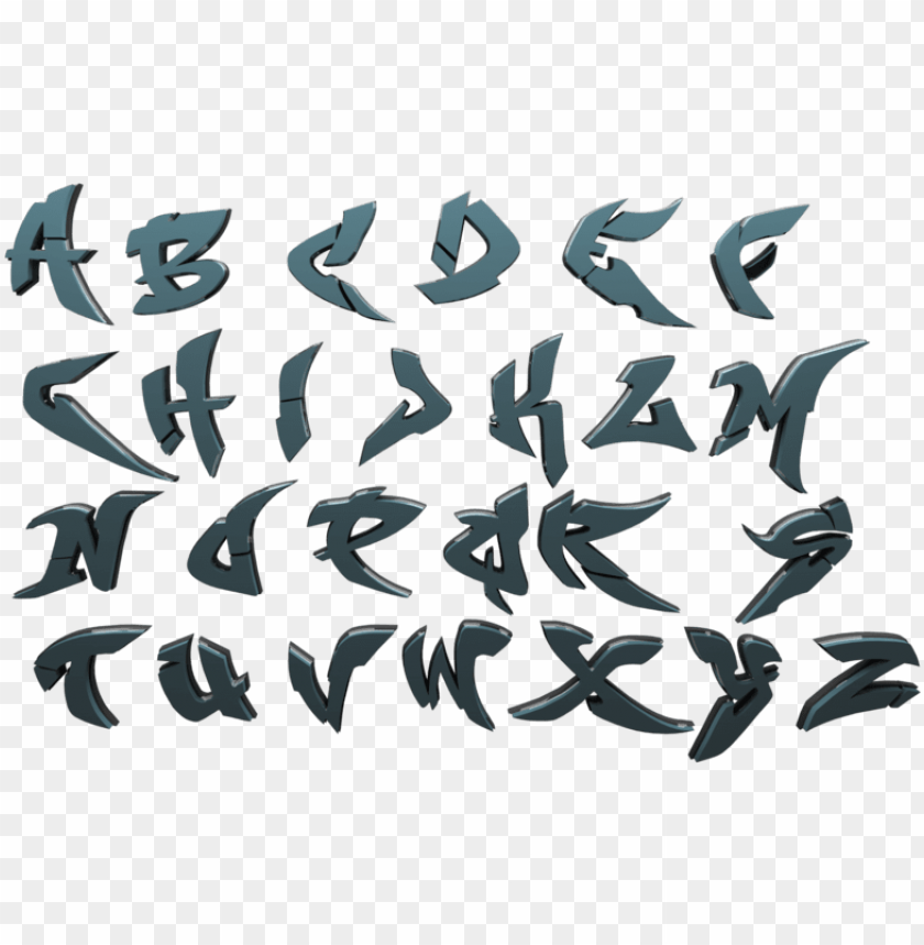 alphabet graffiti 3d PNG image with transparent background@toppng.com