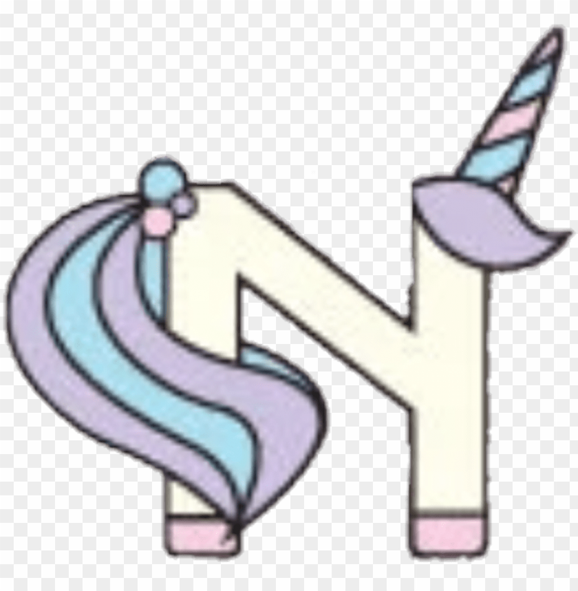 free PNG #alphabet #letters #unicornletters #letter #unicorns - unicorn alphabet letter PNG image with transparent background PNG images transparent