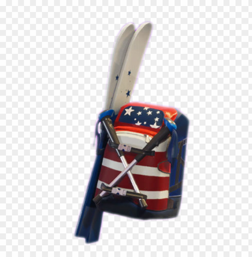 alpine ace back bling fortnite usa character PNG image with transparent background@toppng.com