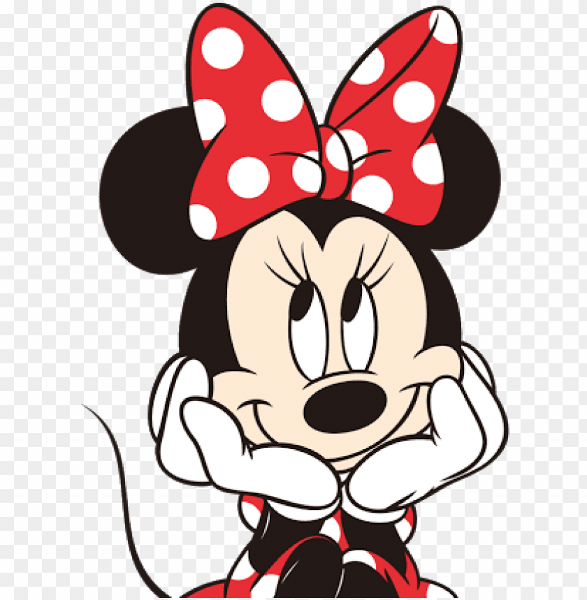 Amazing Minnie Mou E Cartoon Face Minnie Mou E Lover  - Minnie Mou E Vector PNG Image With Transparent Background