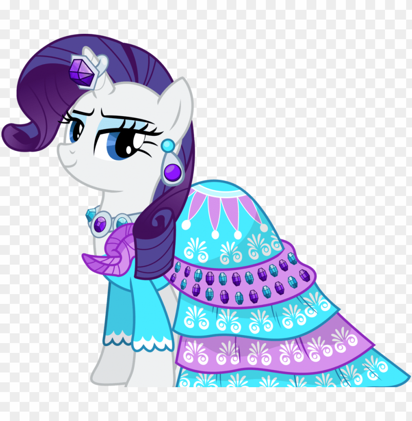 Ambar Kuda Pony Rarity - My Little Pony Rarity Dress PNG Transparent With Clear Background ID 233728
