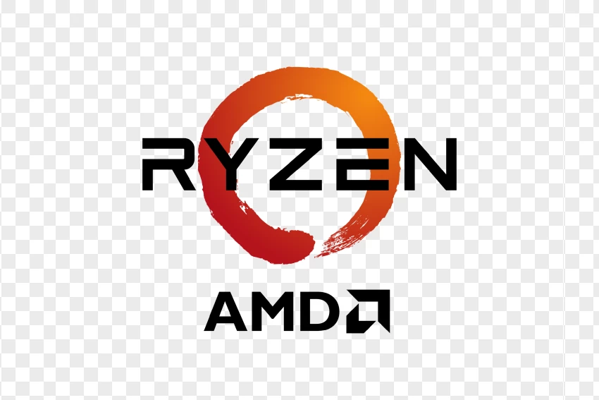 Amd Ryzen Logo Classic PNG Transparent Background