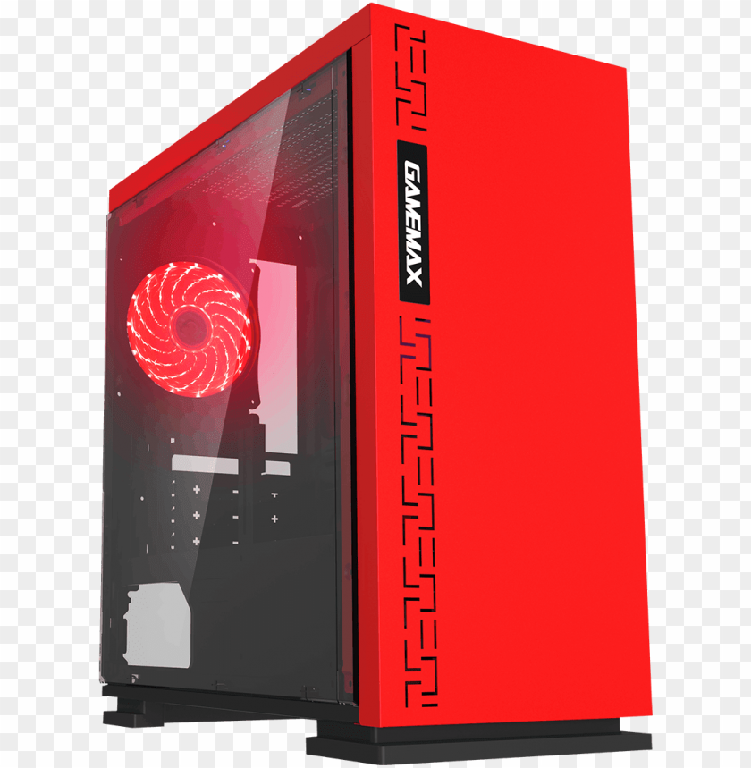 Ame Max Expedition Red Gaming Matx Pc Case Rear Led - Game Max Expeditio PNG Transparent Background