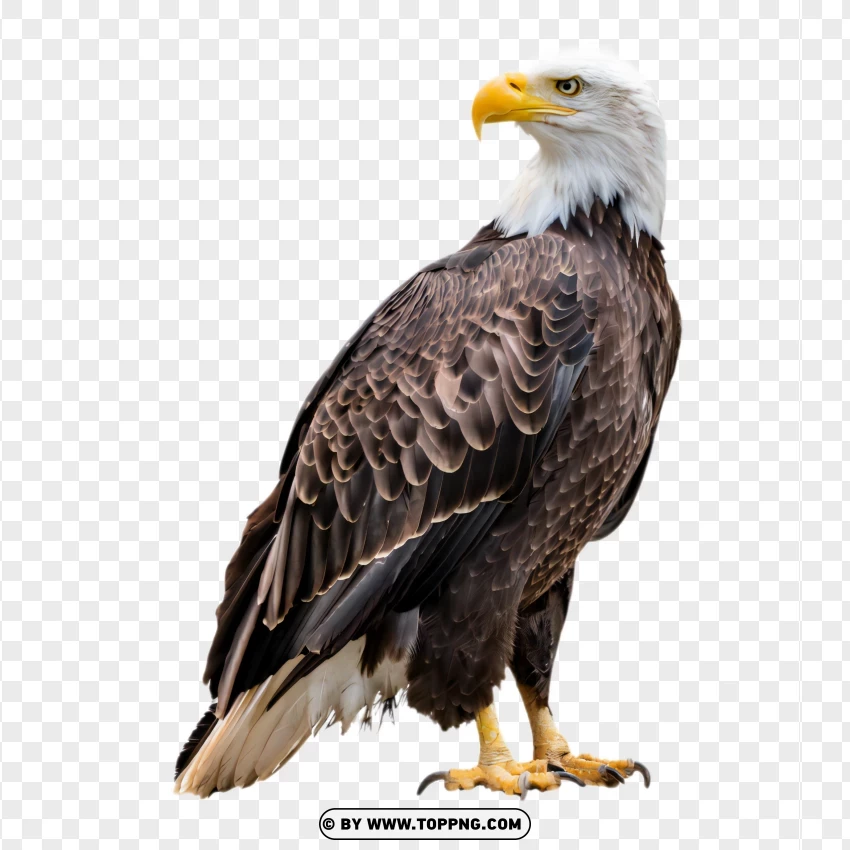 American Bald Eagle Image PNG Transparent Background