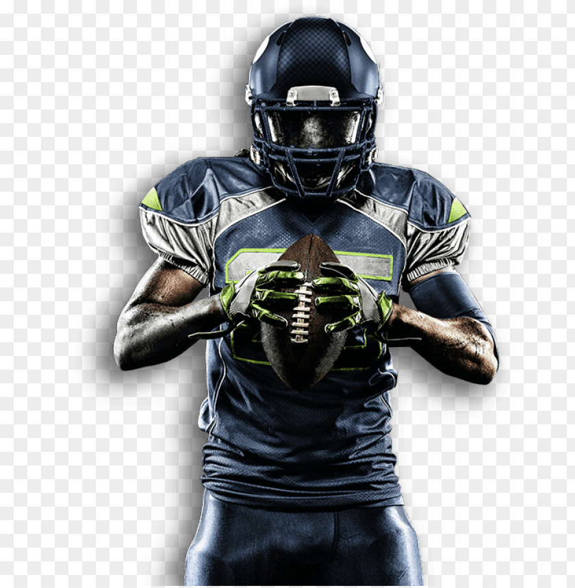 American Football Player PNG Image With Transparent Background