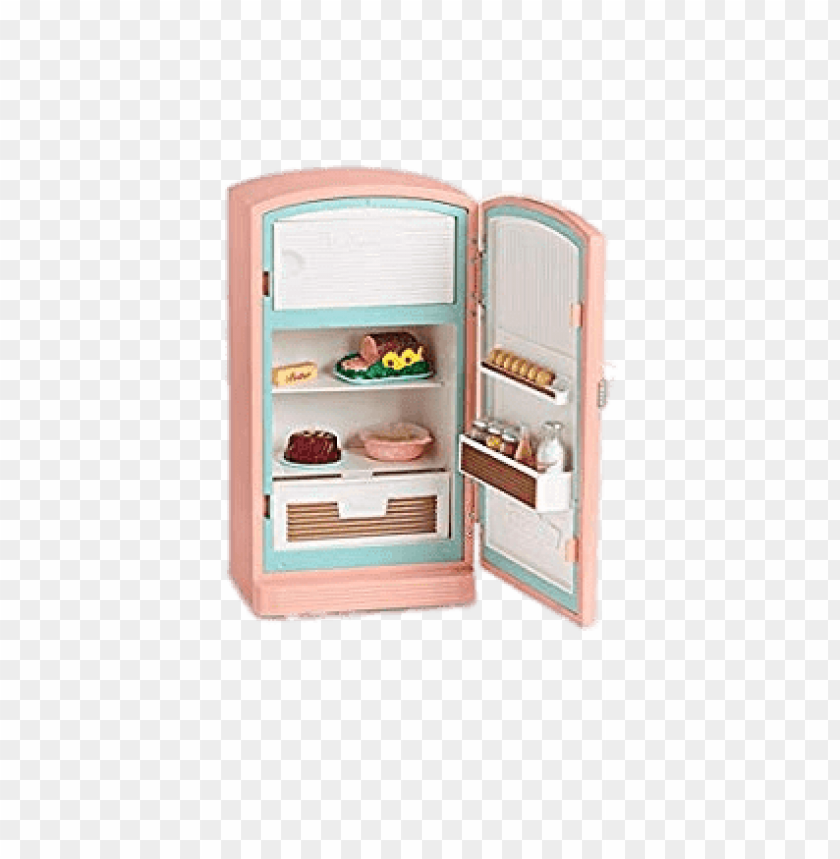 kitchenware, refrigerators, american girl retro refrigerator, 