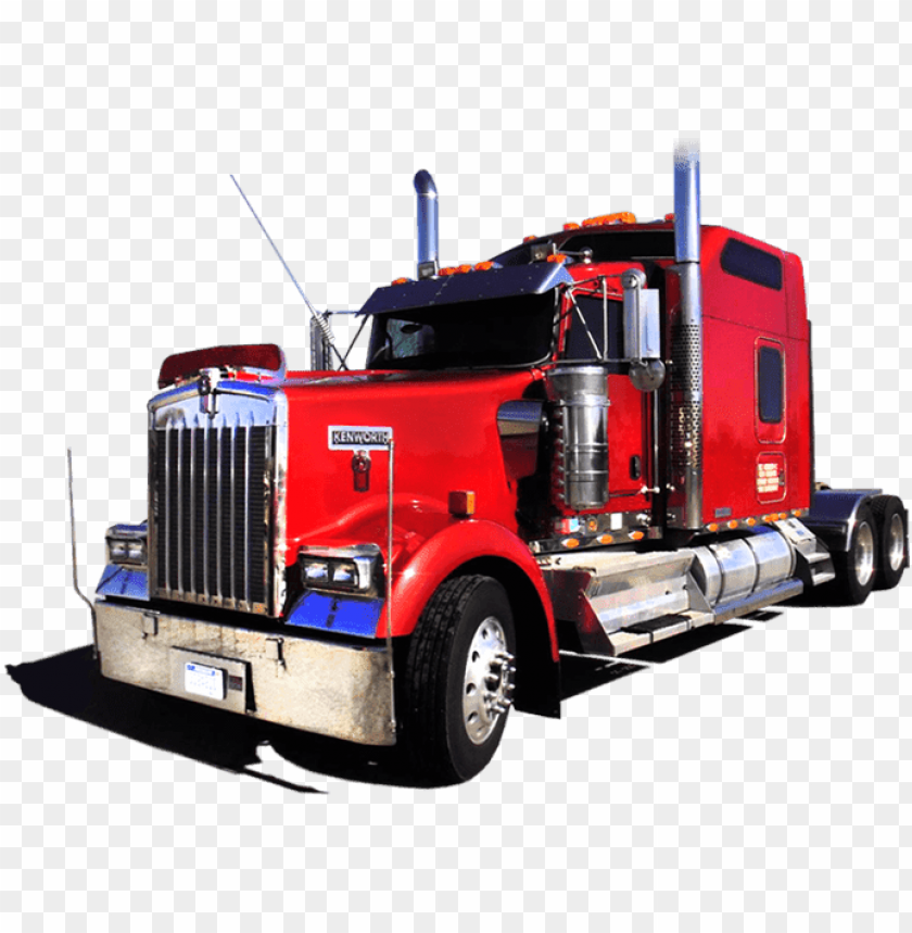transport, trucks, american truck kenworth red, 