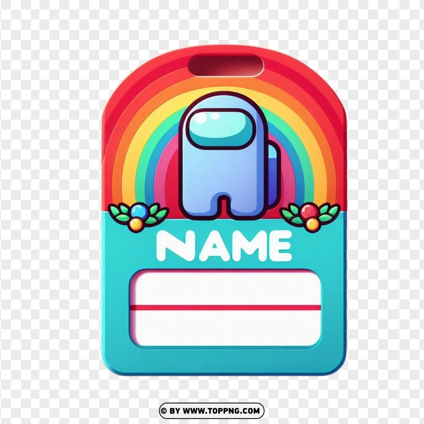 among us , Name Tag , Back To School,Label , Card , Blank , Template 