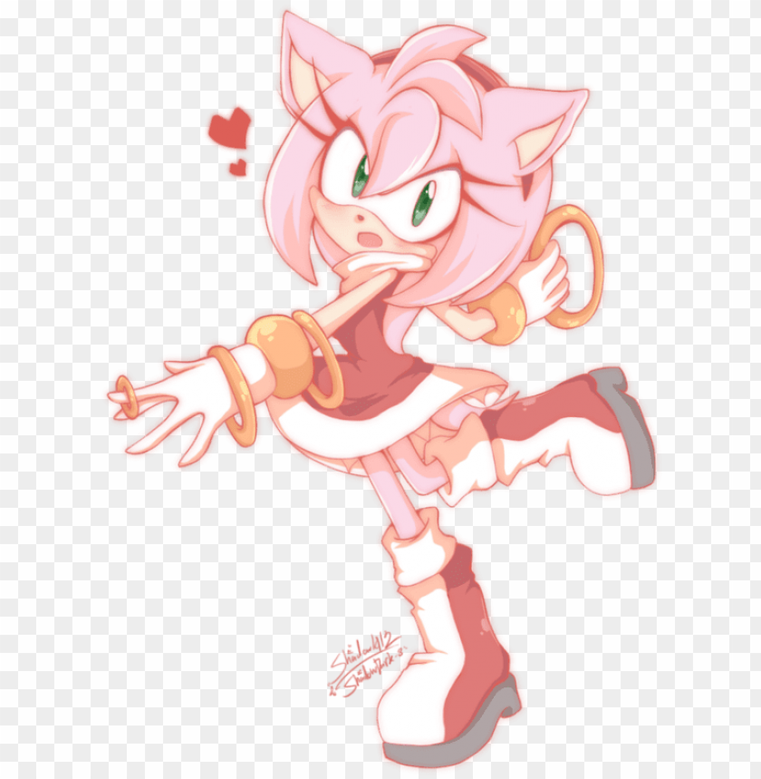 Sonic Amy Rose Classic PNG Transparent With Clear Background ID