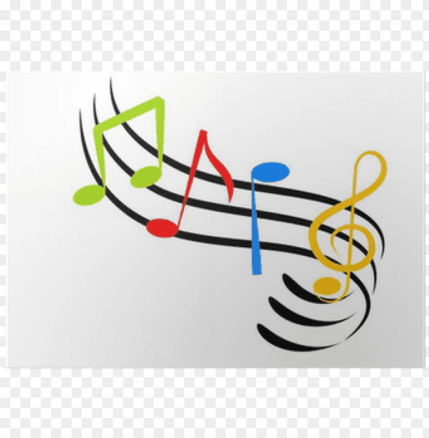 An Illustration Of Colorful Music Notes Made With Line Music Notes Clip Art PNG Image With Transparent Background@toppng.com
