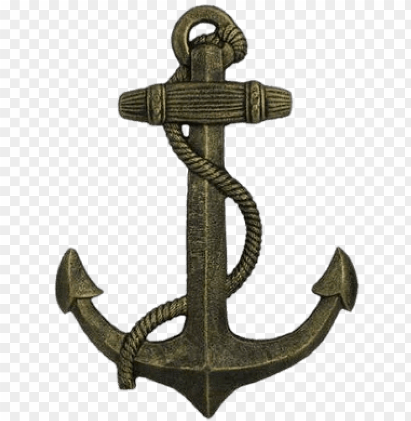 anchor key hook - antique silver cast iron anchor key hook 5 inch- metal PNG image with transparent background@toppng.com