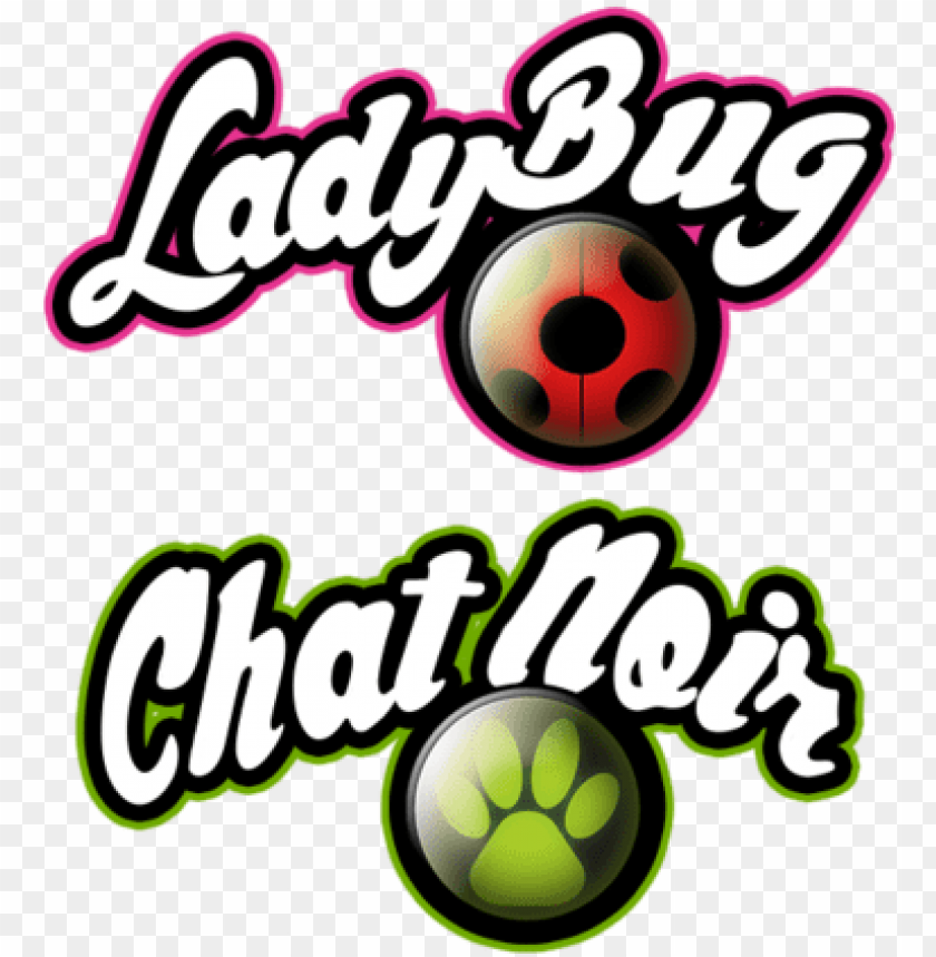 and chat noir logos - miraculous ladybug and cat noir logo PNG image with transparent background@toppng.com