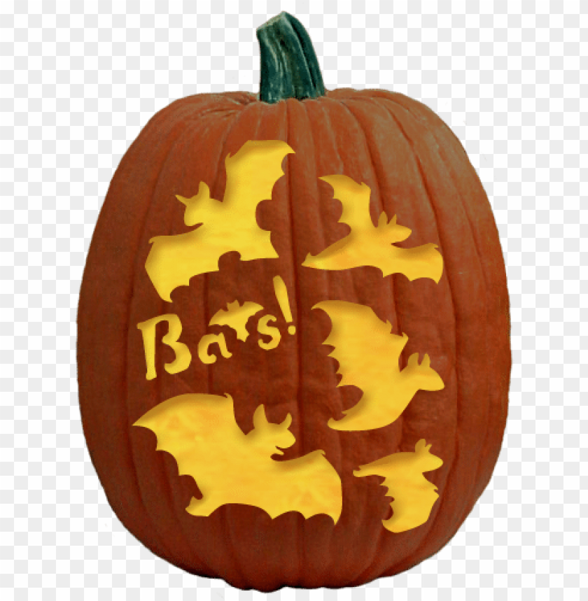 And More Bats Pumpkin Carving Pattern - Jack-o-lanter PNG Transparent With Clear Background ID 442875