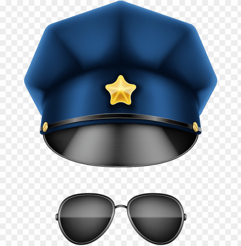 and u8b66u5e3d designer police vector officer sunglasses police cap vector PNG transparent with Clear Background ID 240392