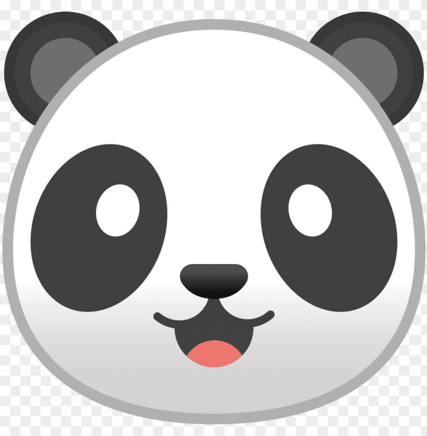 anda face png jpg black and white library panda icon PNG transparent with Clear Background ID 184856