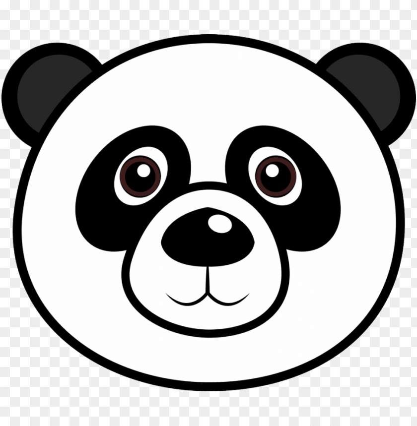 Anda Transparent Face Clipart Png Cartoon Panda Head Png Image - roblox face picsart cartoon hd png download transparent png