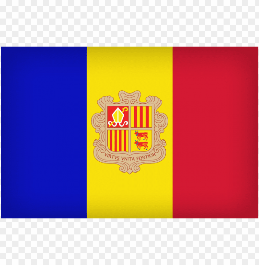 Download andorra large flag clipart png photo  @toppng.com