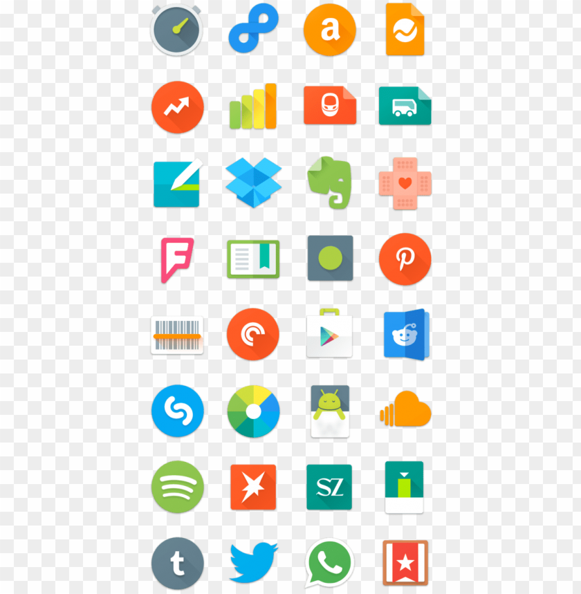 android lollipop app icons PNG image with transparent background | TOPpng